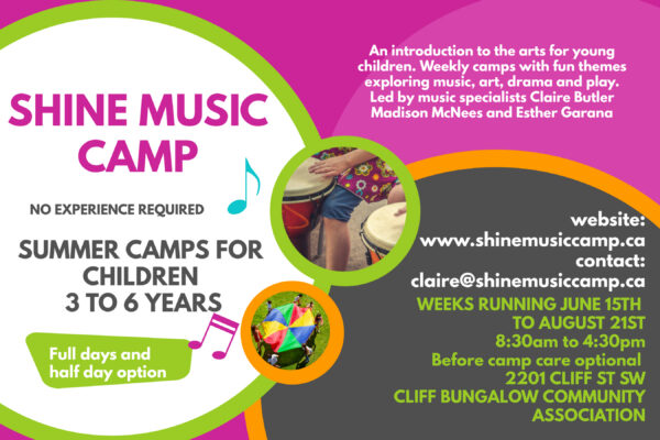 Shine Music Summer Camp (Family Fun Calgary)