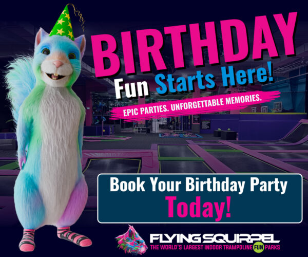 Flying Squirrel Sports Birthday (Family Fun Calgary)