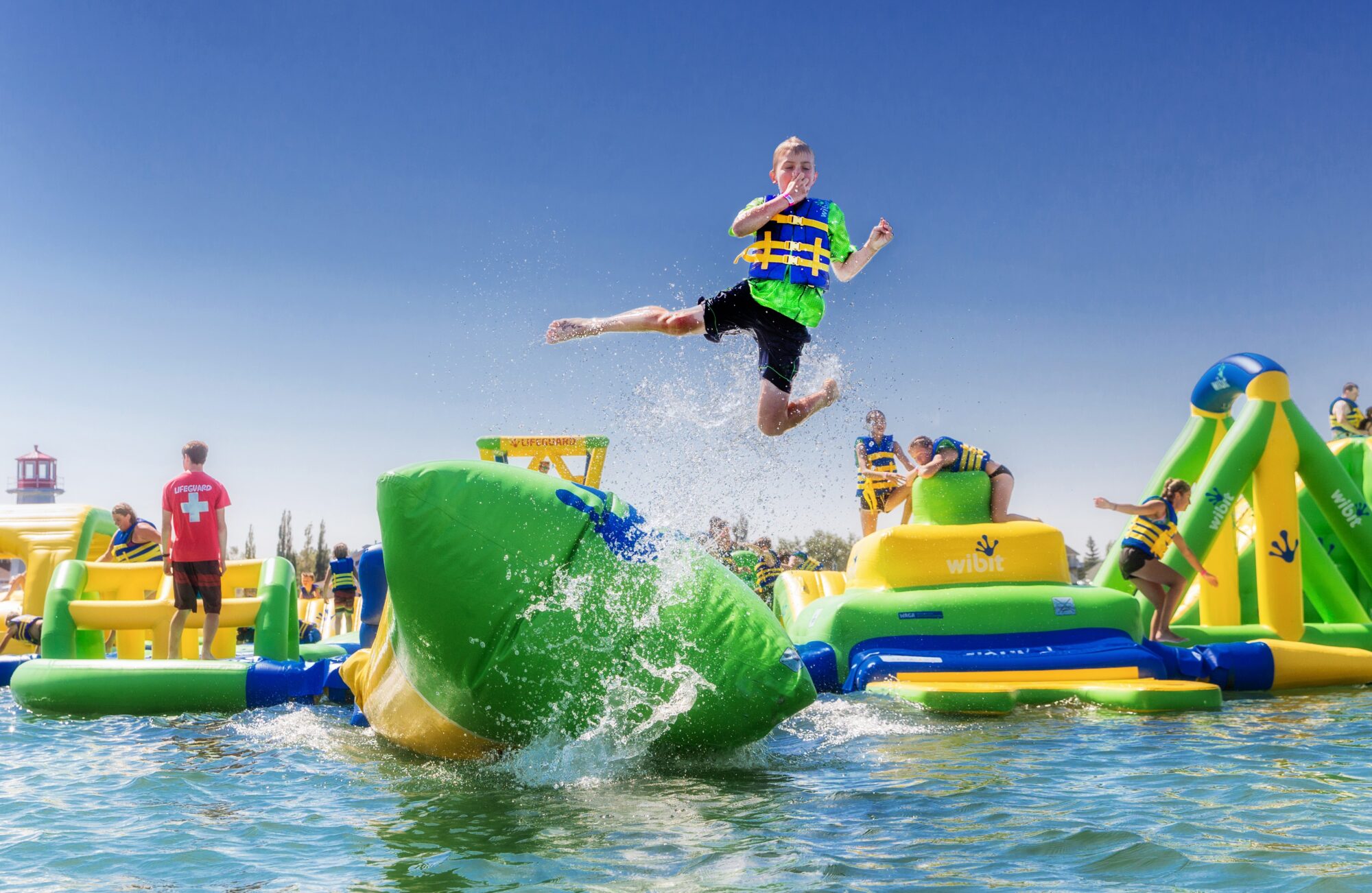 Sylvan Lake Aqua Splash Summer (Family Fun Calgary)
