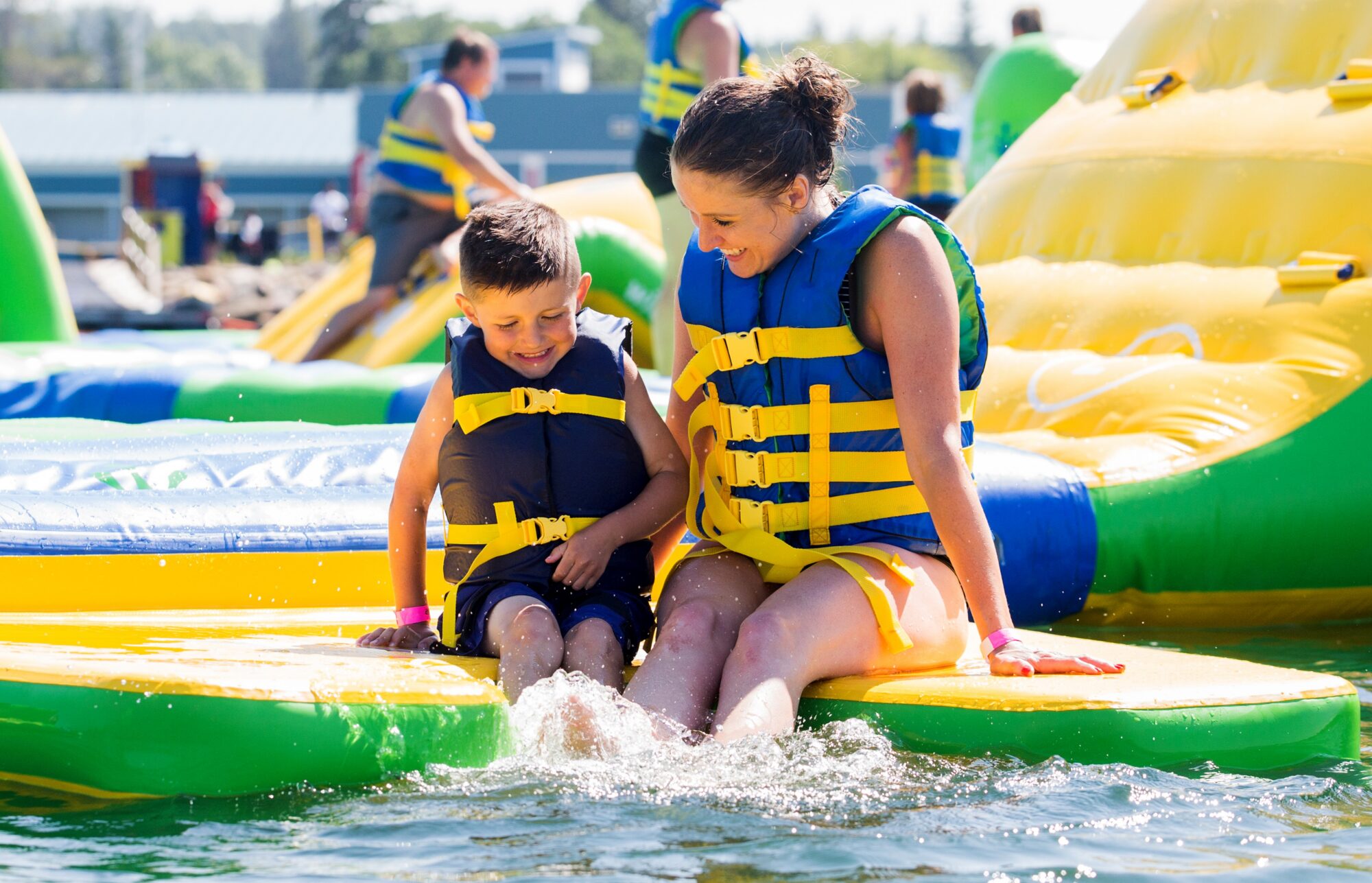 Sylvan Lake Aqua Splash Summer (Family Fun Calgary)
