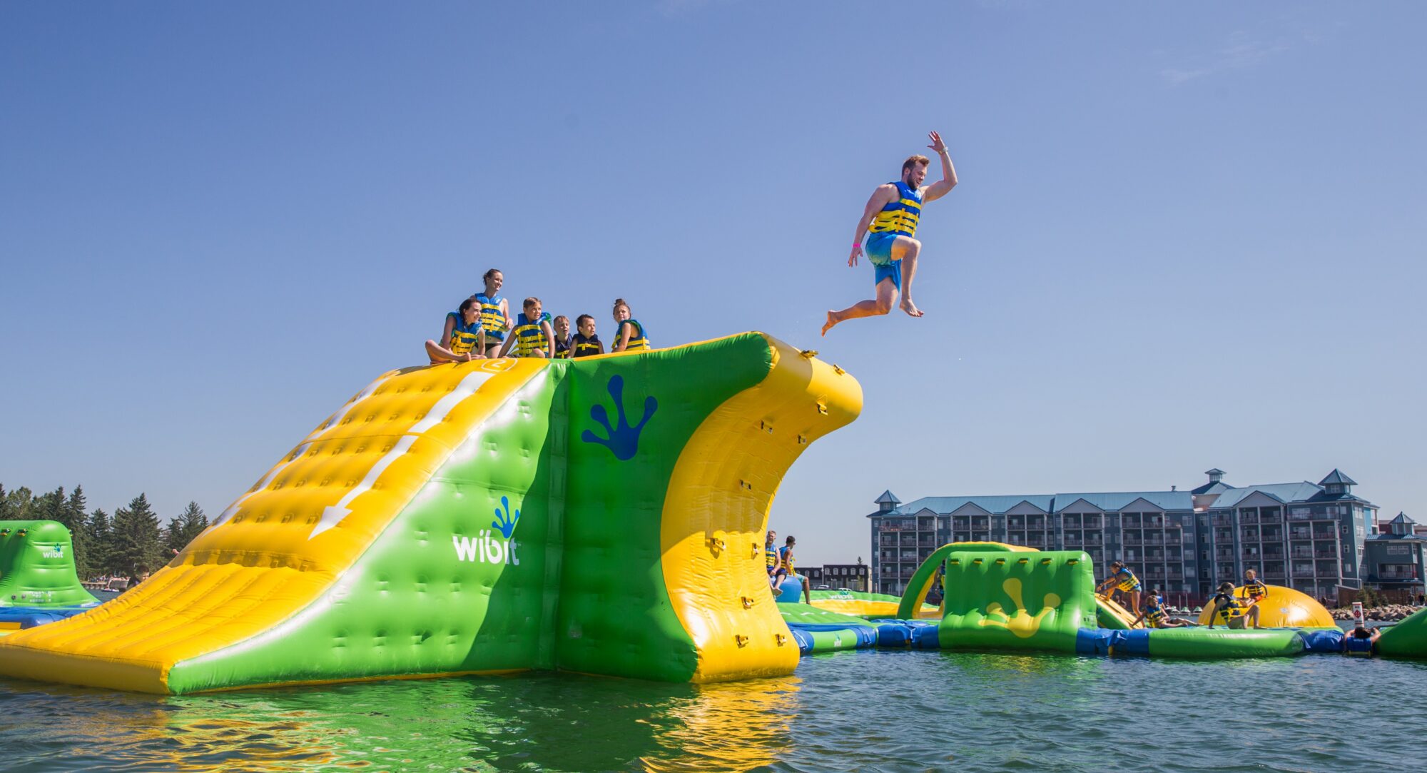 Sylvan Lake Aqua Splash Summer (Family Fun Calgary)