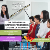 Musica Academy Fall Lessons (Family Fun Calgary)