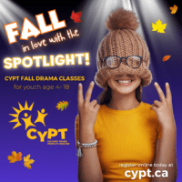 Calgary Young People's Theatre Fall Lessons (Family Fun Calgary)