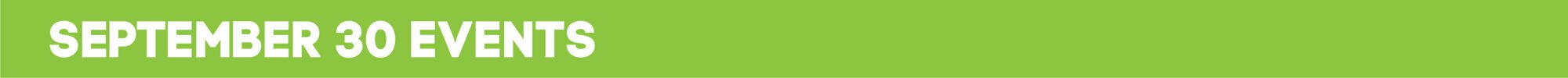 September 30 Events Banner (Family Fun Calgary)