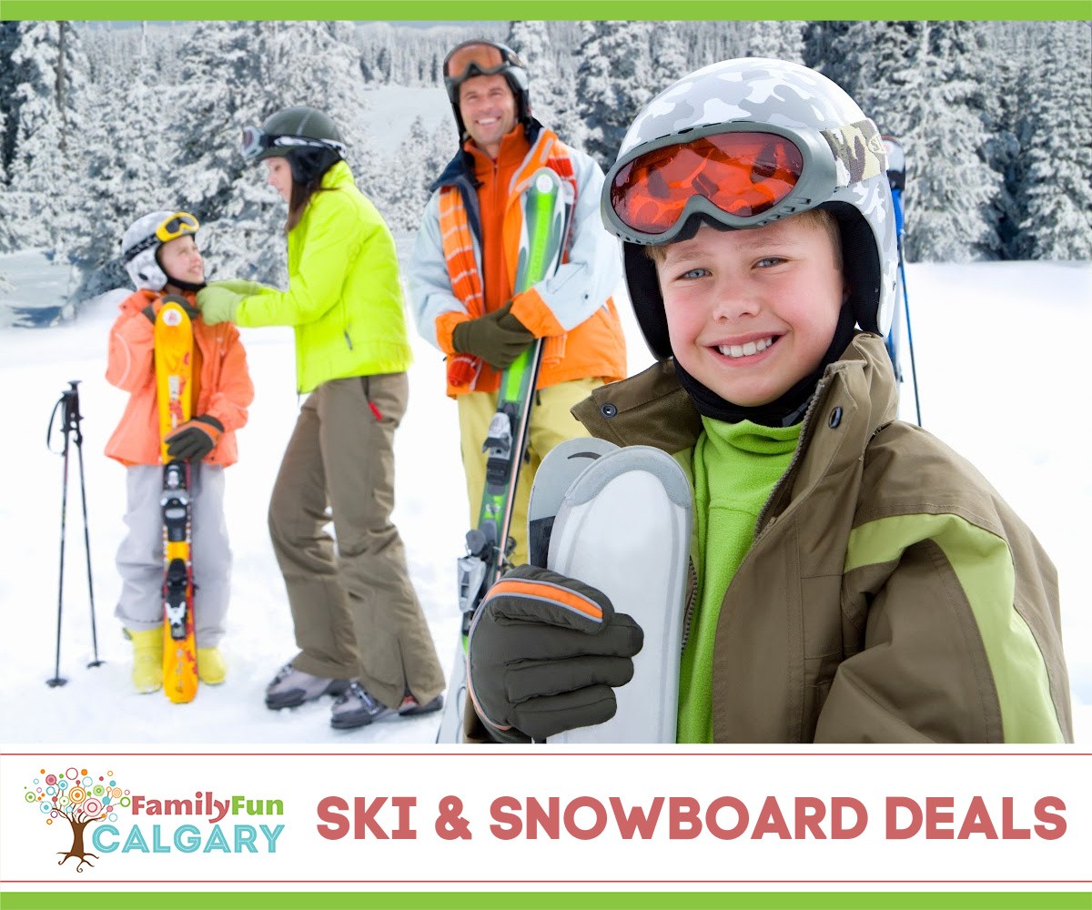 Ofertas de esquí y snowboard (diversión familiar en Calgary)