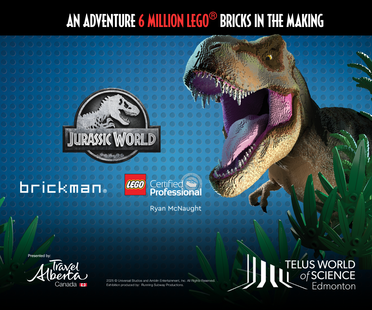 TELUS World of Science Jurassic World by Brickman (Family Fun Calgary)