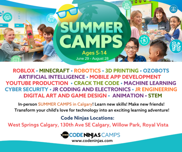 Code Ninjas Summer Camps (Family Fun Calgary)