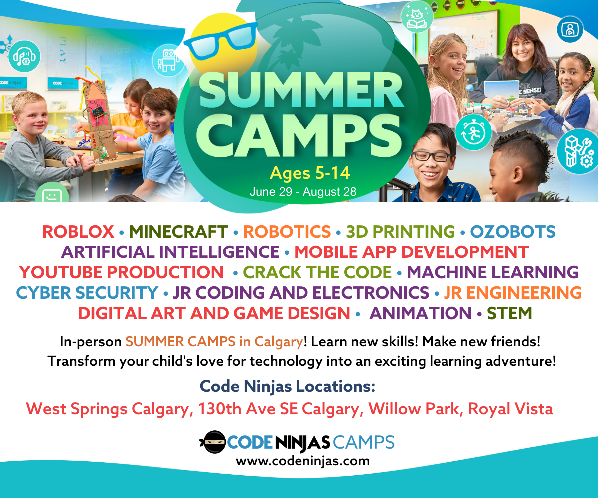 Code Ninjas Summer Camps (Family Fun Calgary)