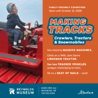 Making Tracks Exhibit at Reynolds Museum