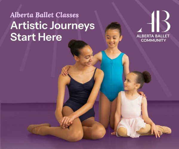 Three Young Ballerinas - Alberta Ballet Community