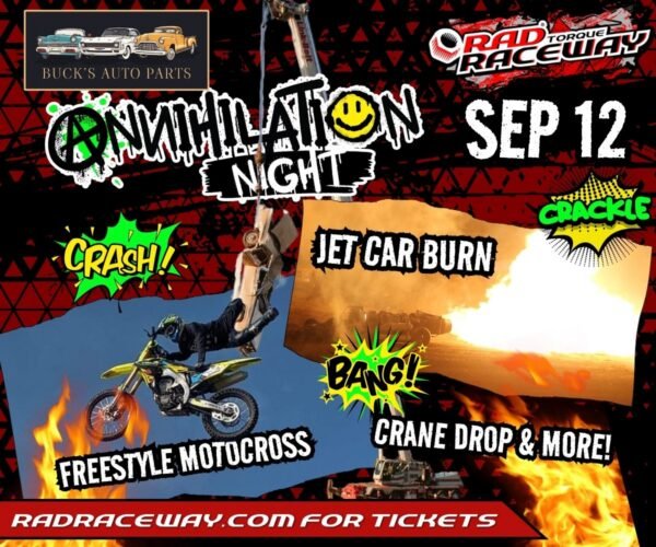 Buck's Auto Parts Annihilation Night at RAD Torque Raceway
