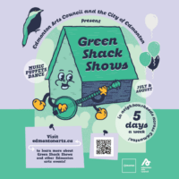 Edmonton Arts Council Green Shack Shows Ad