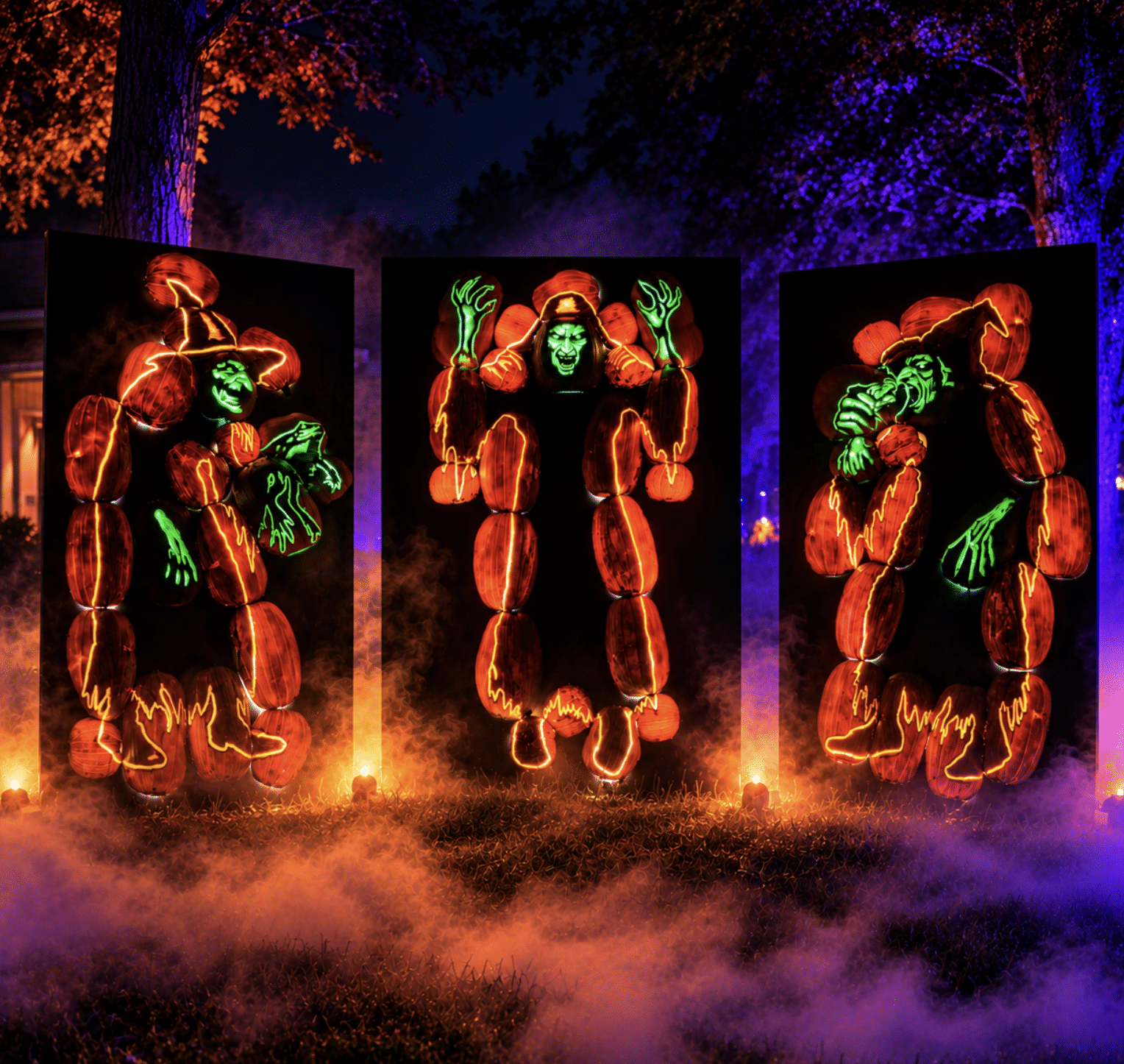 Pumpkin Witch Display