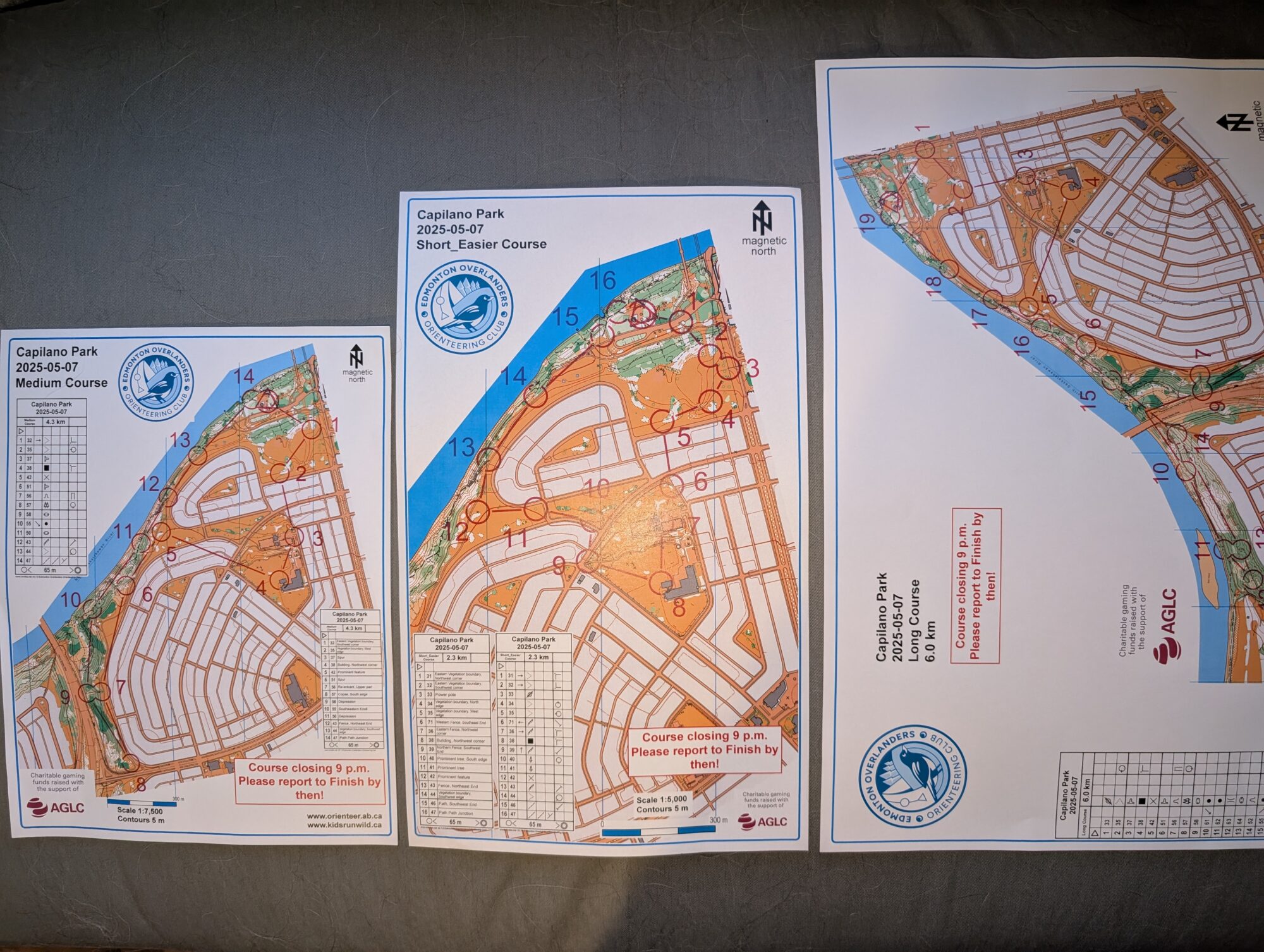 Kids Run Wild Drop-in Orienteering Maps