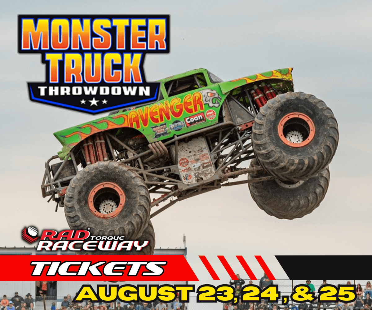 Monster Truck Throwdown at RAD Torque Raceway Family Fun Edmonton