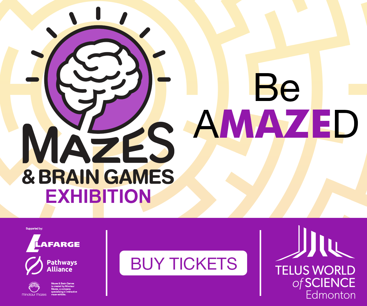 Get Lost in Mazes & Brain Games at TELUS World of Science Edmonton Family Fun Edmonton