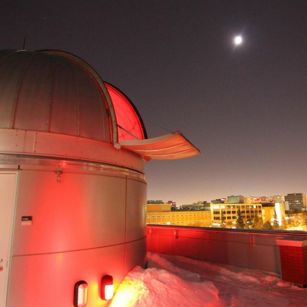 The public is invited to take in the beautiful views of the night sky at the Observatory of the University of Alberta on Thursday evenings.