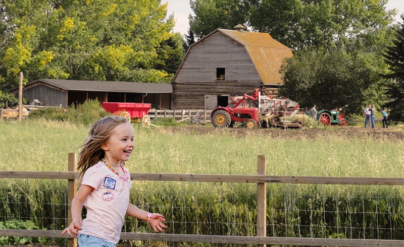 Erntemesse im Fort Edmonton Park