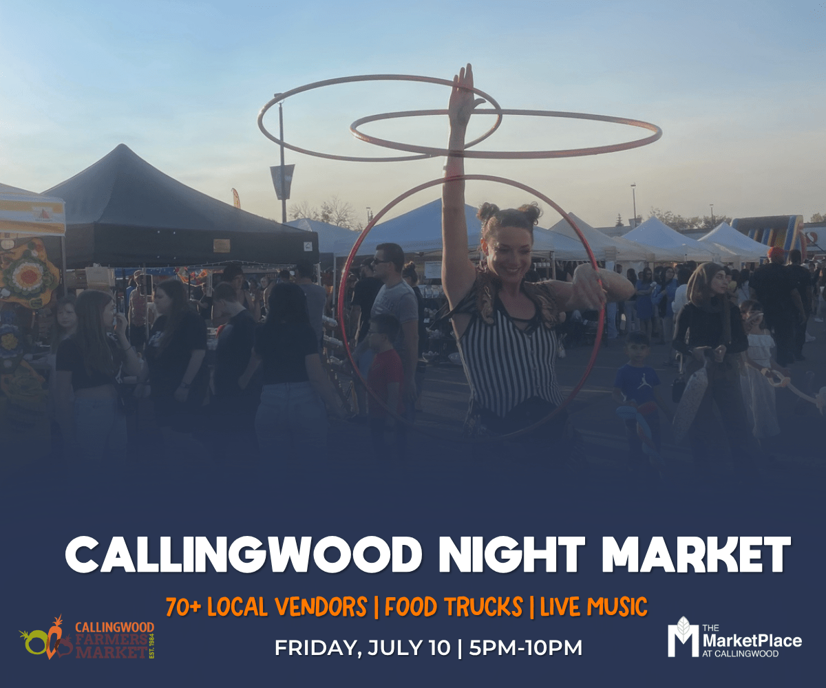 Lady Hula Hooping at Callingwood Night Market