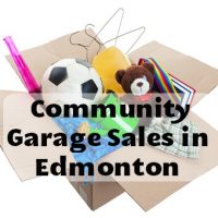 Community Garage Sales in Edmonton