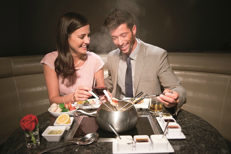Savor Every Moment with the Romance Entree at the Melting Pot. Credit and copyright belong to the The Melting Pot