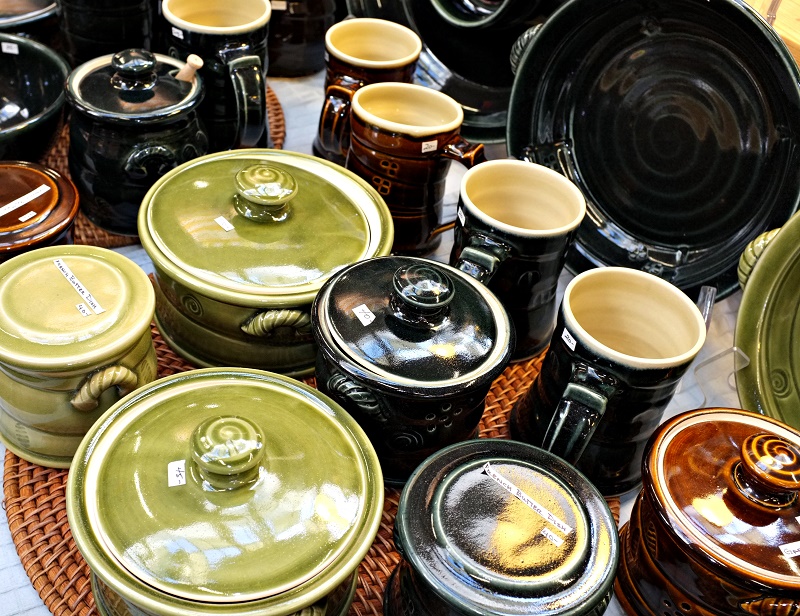 Unleash your Inner Artist in Edmonton - Pottery for Sale at the Old Strathcona Farmer's Market in Edmonton - Credit OSFM Photostream