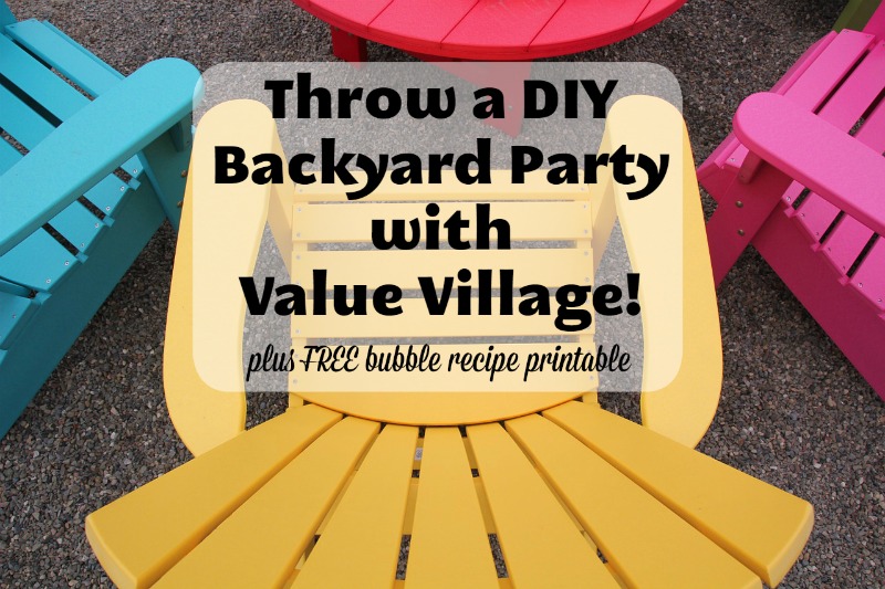 Throw a DIY Backyard Party with Value Village!