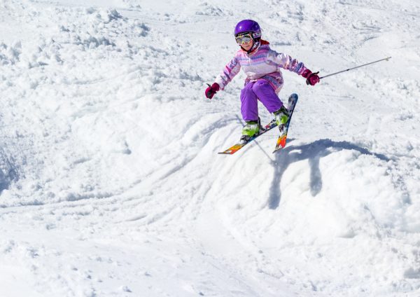 Lugares para as crianças esquiarem barato