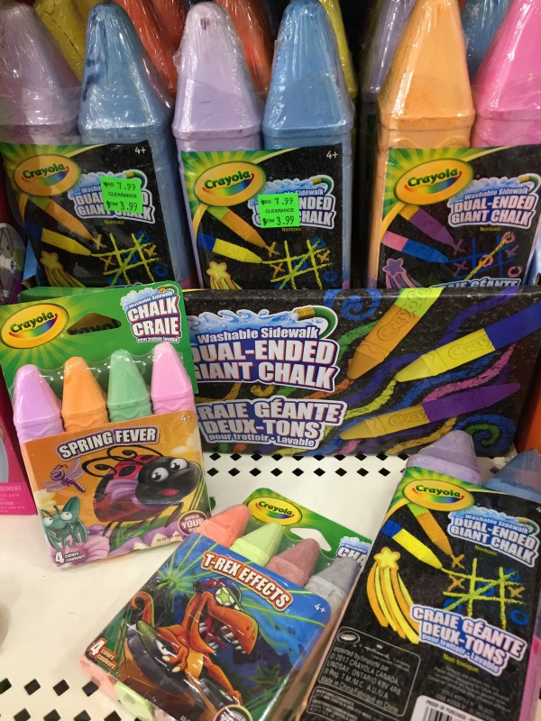 Sidewalk chalk 