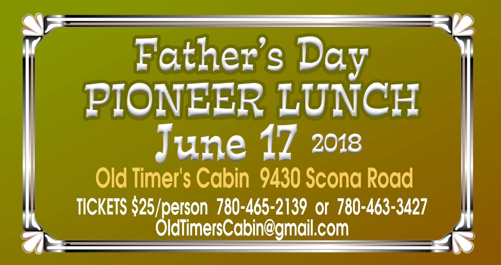 Father's Day Pioneer Lunch