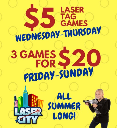 Promoções de verão da Laser City