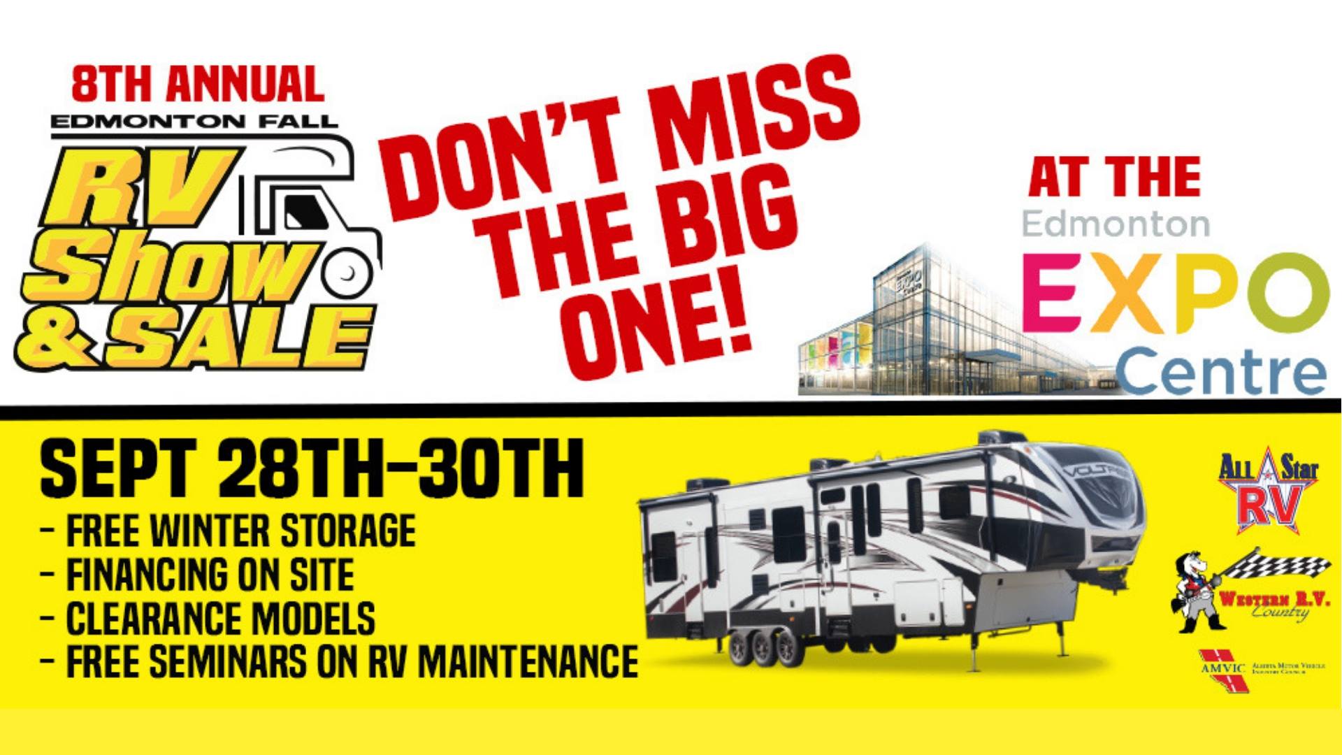 Edmonton Fall RV Show and Sale Family Fun Edmonton