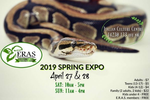 Edmonton Reptile and Amphibian Society | Family Fun Edmonton