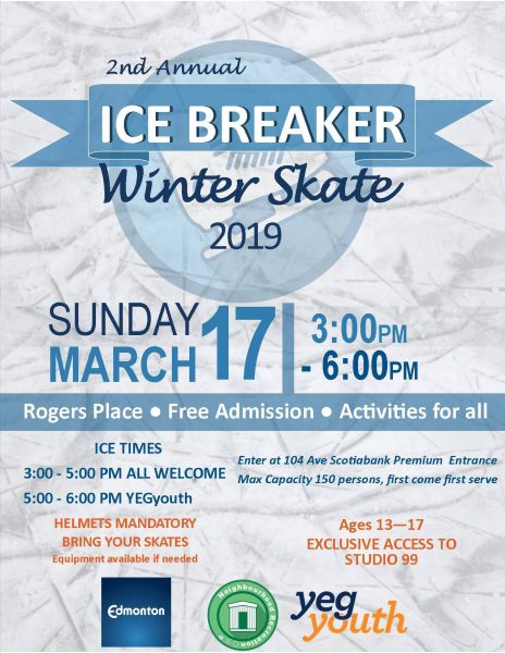 Ice breaker winter skate