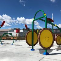 Spray Park et aire de jeux à Ardrossan