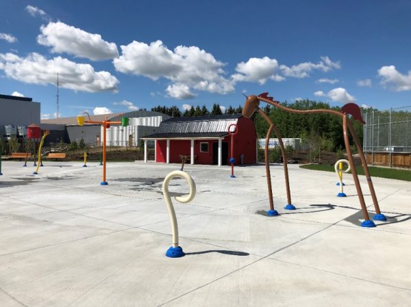 Spray Park et aire de jeux à Ardrossan