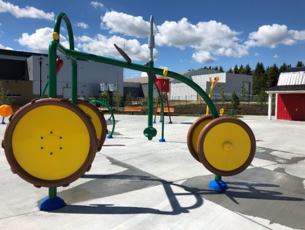 Spray Park und Spielplatz in Ardrossan