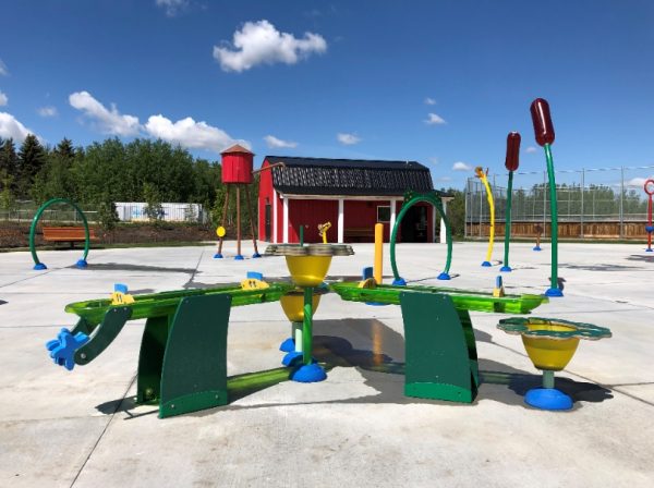 Spray Park und Spielplatz in Ardrossan