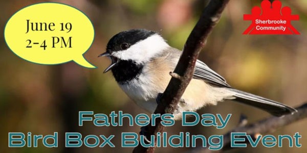Edificio de caja de pájaros del día del padre
