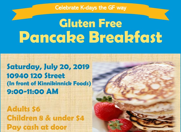 Gluten free pancake breakfast