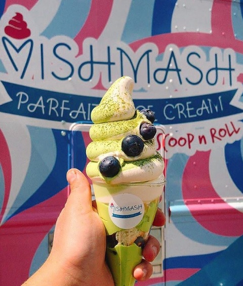 MishMash Parfait and ice cream