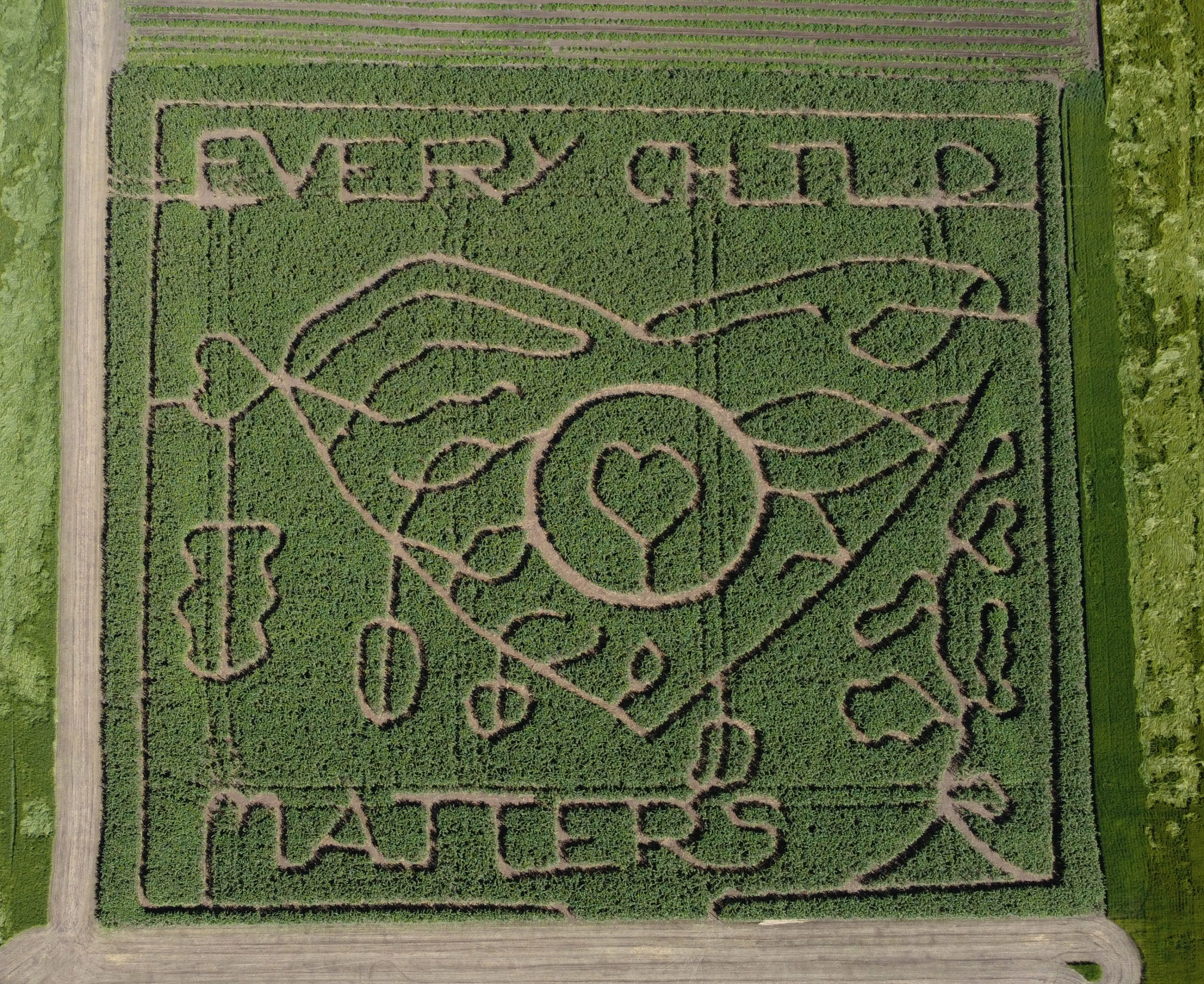 Every Child Matters Corn Maze