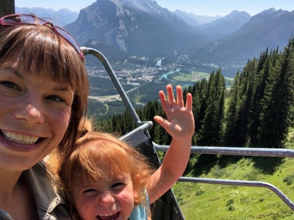 Teleférico de turismo em Mt Norquay