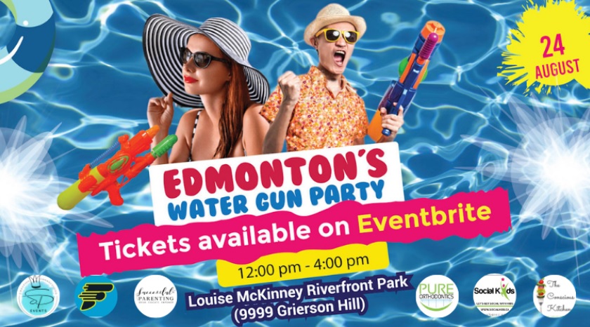 Edmonton's Water Gun Party