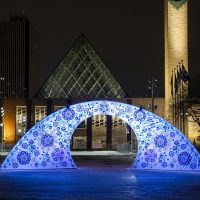 Lichter der Innenstadt von Edmonton