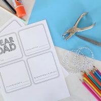 free printable Father's Day book