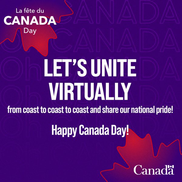 Celebrações virtuais do Dia do Canadá