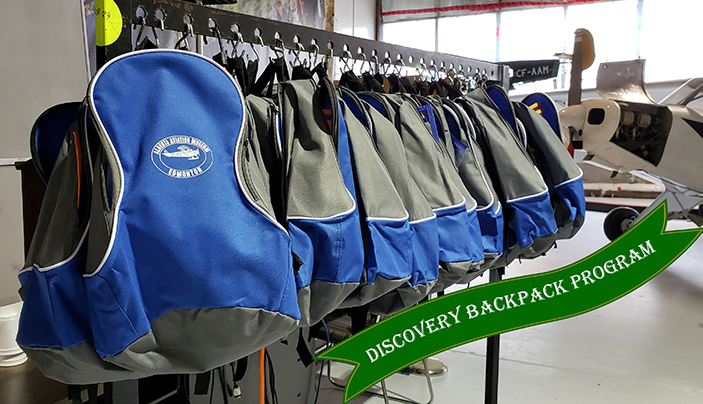 Discovery Backpack Program at Alberta Aviation Museum