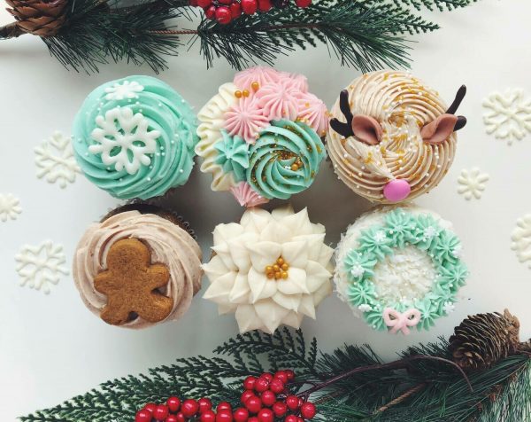 Cupcakes au pays des merveilles d'hiver chez Flirt