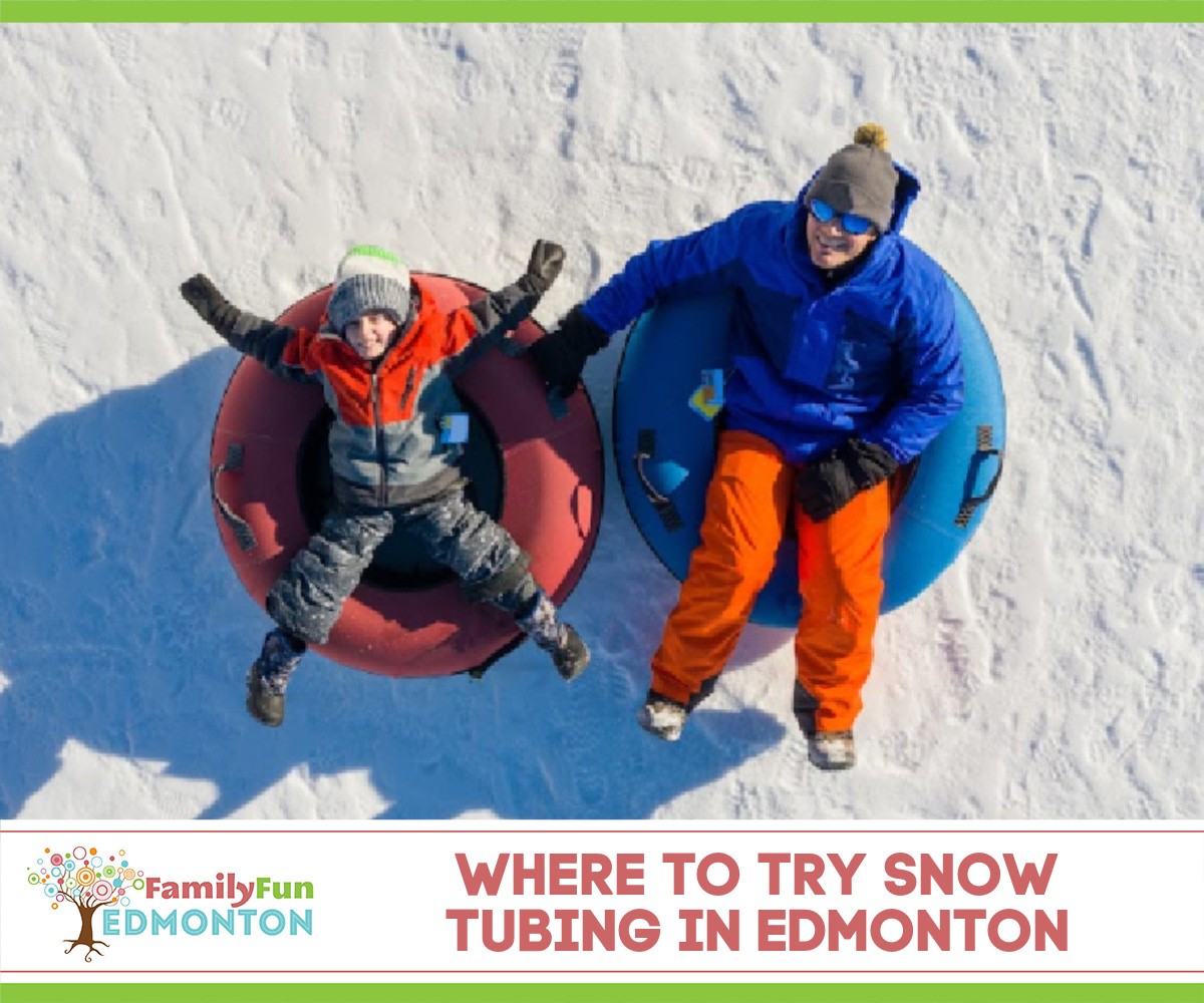 Wo man Snowtubing in Edmonton ausprobieren kann